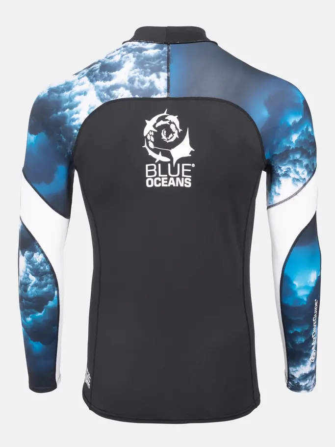, Ansicht Großes Bild der Vorderseite Product detail - Men's Rash Guard - Loose Fit BKWW