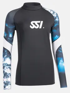 Display front view 1 of Product detail - Ladies Rash Guard - Loose Fit BKWW