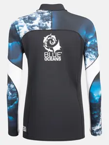 Display front view 2 of Product detail - Ladies Rash Guard - Loose Fit BKWW