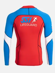 Display front view 2 of Product detail - Men's Rash Guard - Lifeguard RBLW
