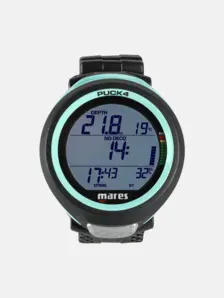Display front view 2 of Product detail - Puck 4 black/aqua