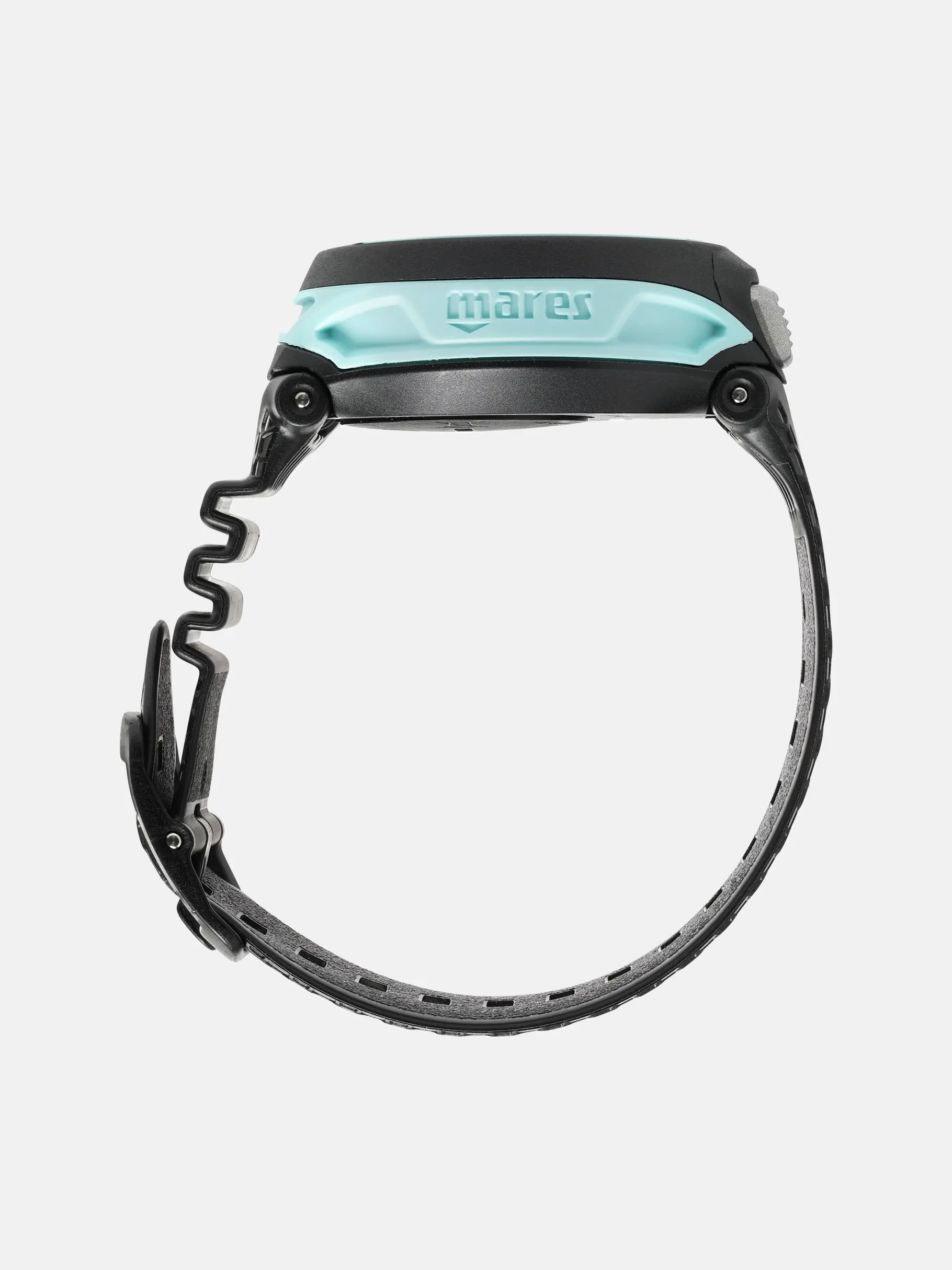 , view full size image of Front view of Product detail - Puck 4 black/aqua