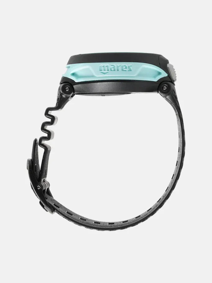 , view full size image of Front view of Product detail - Puck 4 black/aqua
