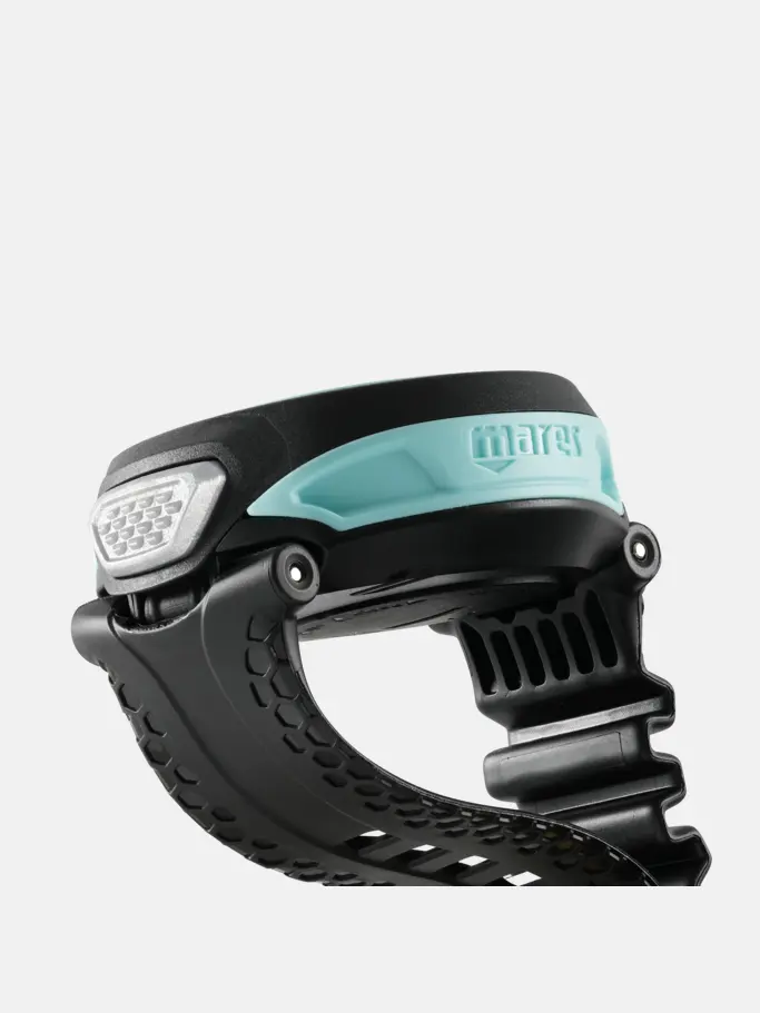 , view full size image of Front view of Product detail - Puck 4 black/aqua
