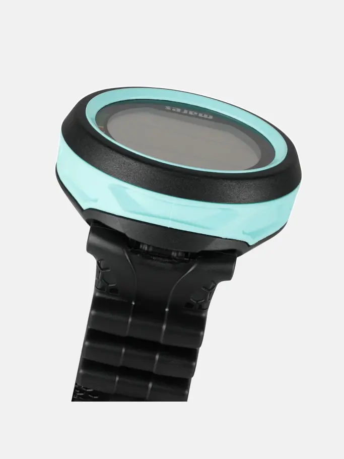 , view full size image of Front view of Product detail - Puck 4 black/aqua