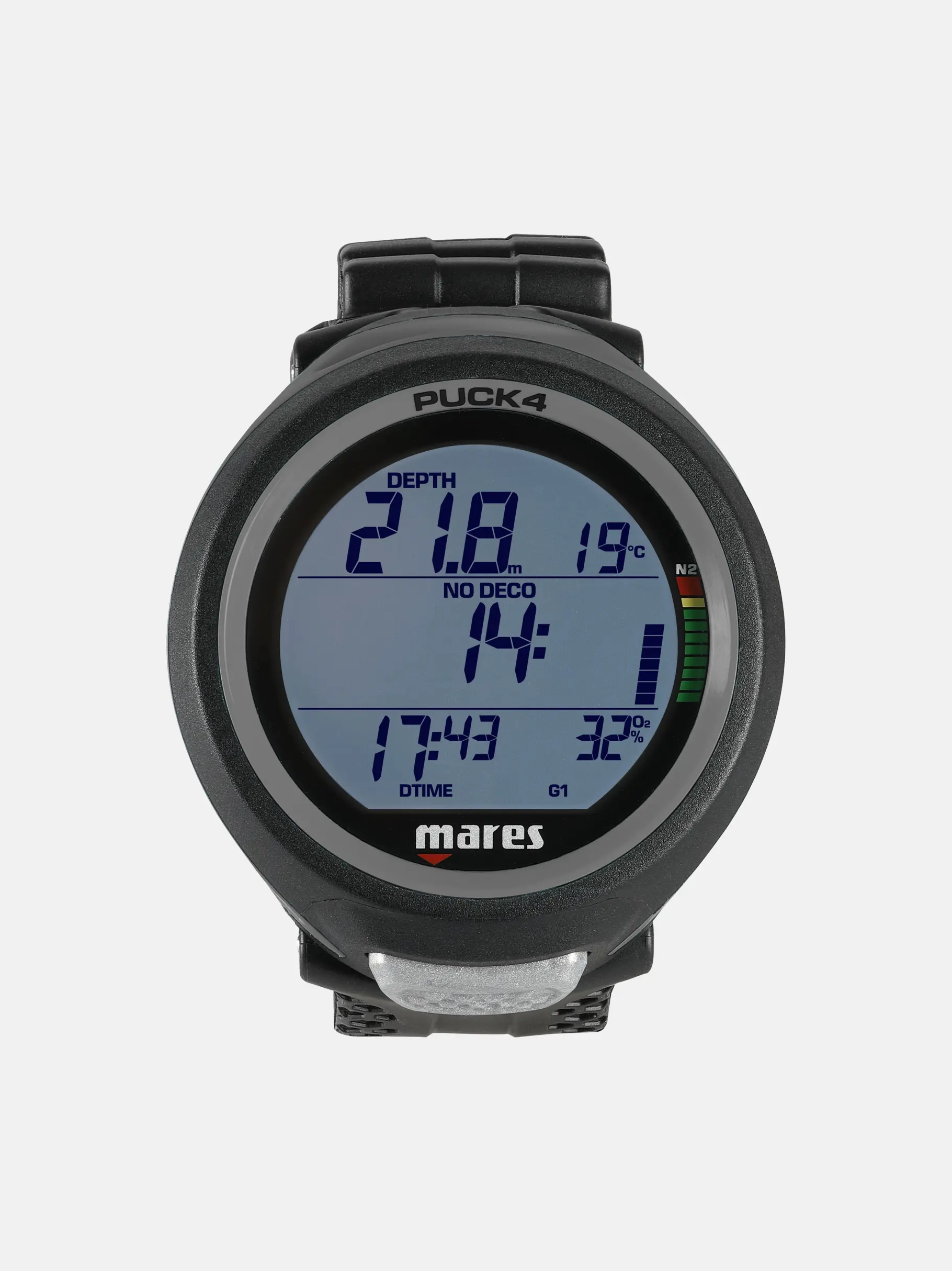 , view full size image of Front view of Product detail - Puck 4 black