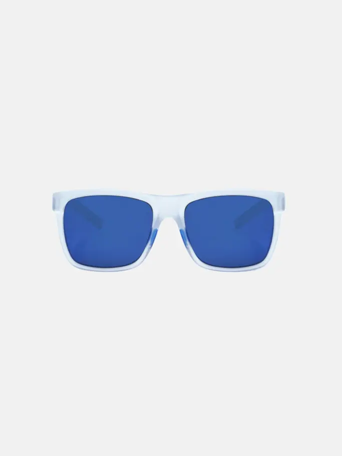 , view full size image of Front view of Product detail - Sunglasses MAUI Mirrored clear/blue