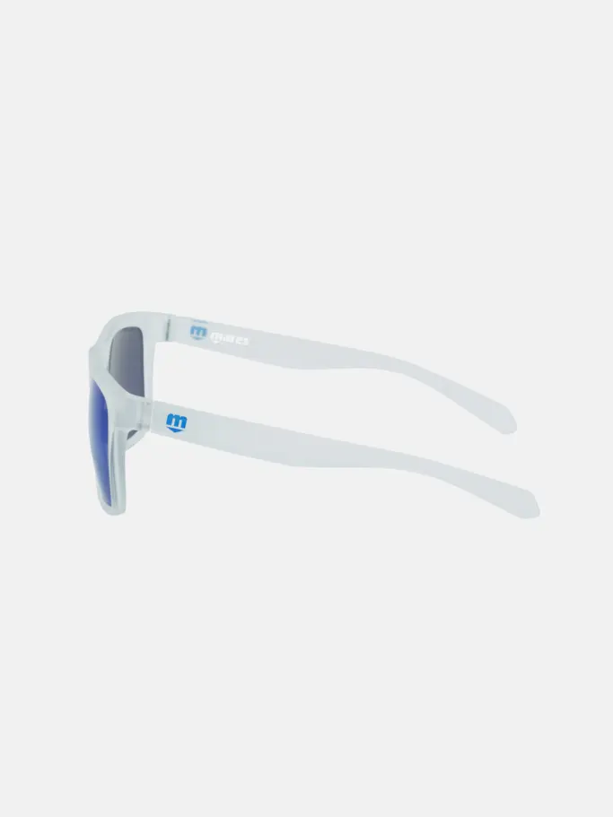 , view full size image of Front view of Product detail - Sunglasses MAUI Mirrored clear/blue