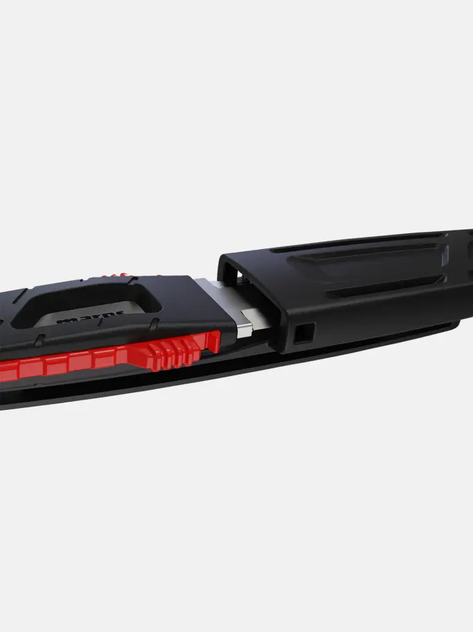 , view full size image of Front view of Product detail - MC-100 black/red