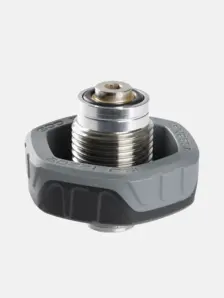 Display front view 1 of Product detail - DIN Connector 300 bar - Hex without AST black/grey