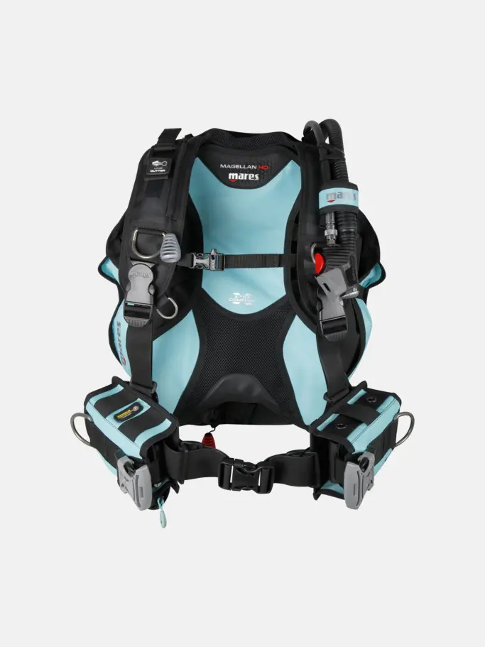New, view full size image of Front view of Product detail - Magellan HD black/aqua