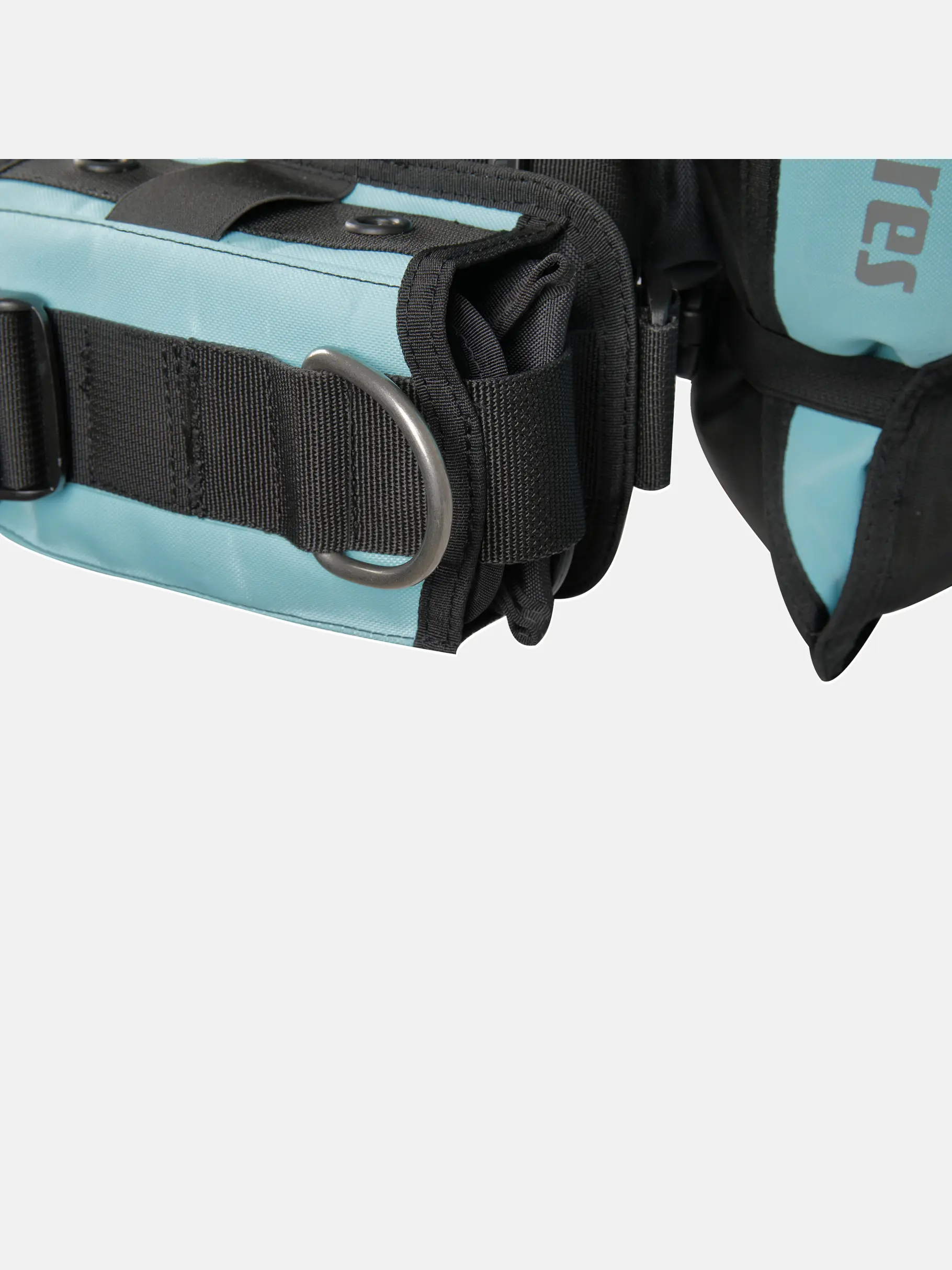 , view full size image of Front view of Product detail - Magellan HD black/aqua