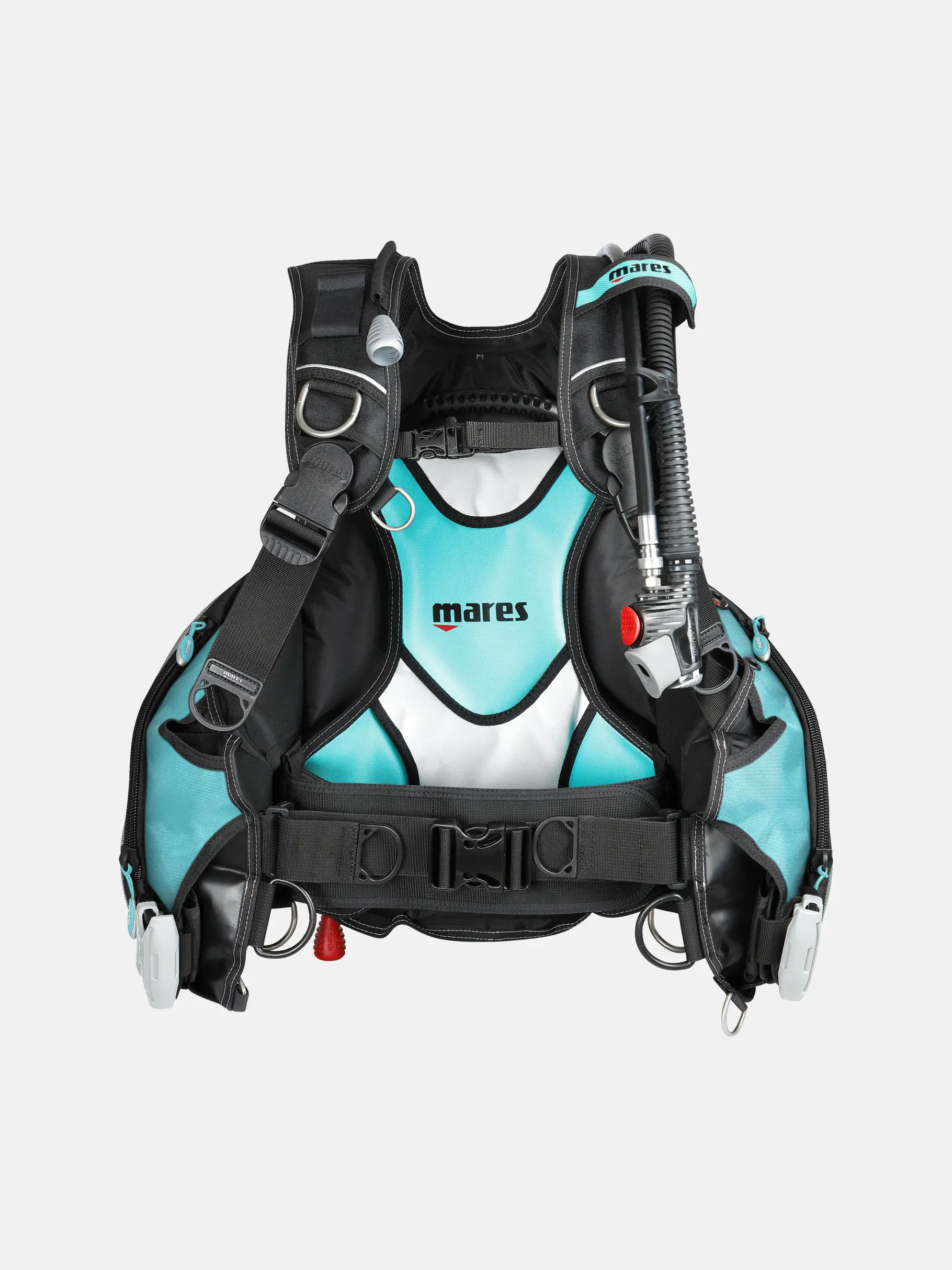 , view full size image of Front view of Product detail - Prestige - She Dives aqua/white