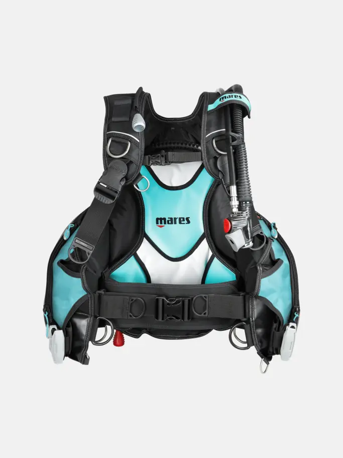, view full size image of Front view of Product detail - Prestige - She Dives aqua/white