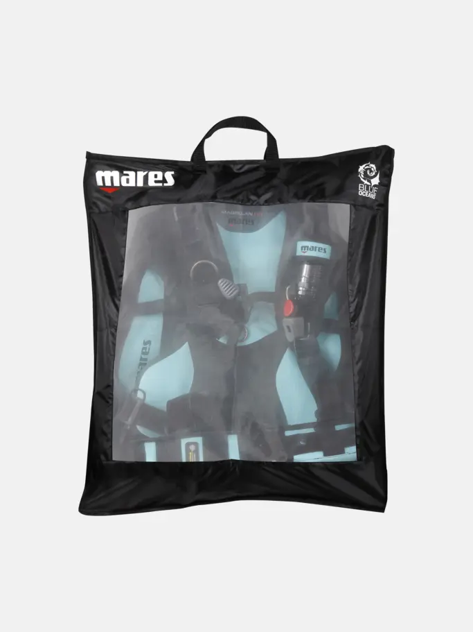 , view full size image of Front view of Product detail - Magellan HD - She Dives black/aqua