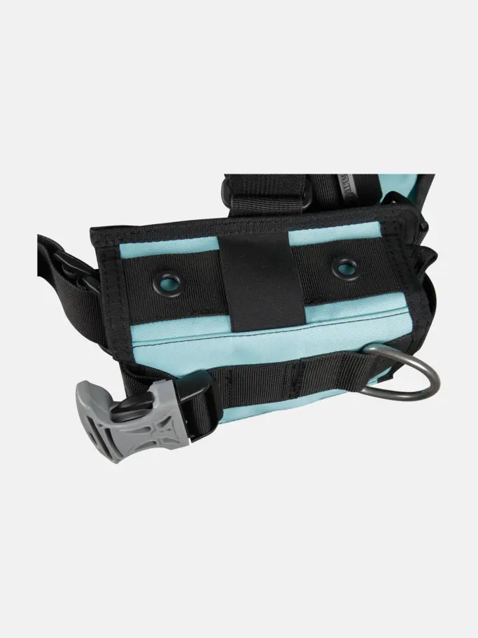 , view full size image of Front view of Product detail - Magellan HD - She Dives black/aqua