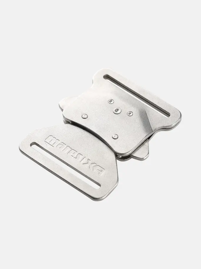 Out of Stock, view full size image of Front view of Product detail - Metal Buckle - Alu Silver