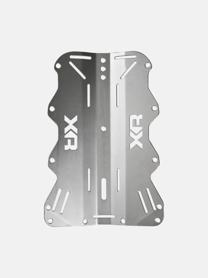 , view full size image of Front view of Product detail - HV Single Backmount Set black/orange