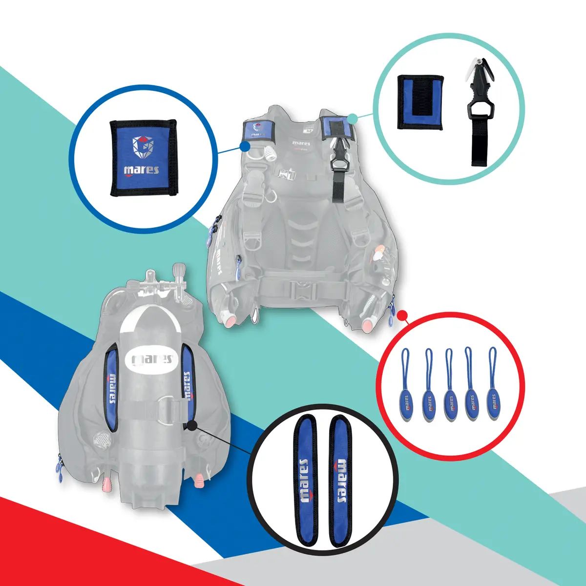 , view full size image of Front view of Product detail - Color Kit aqua