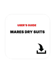 Display front view 1 of Product detail - User's Guide for Mares XR Dry Suits