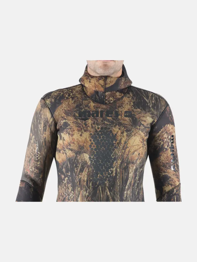 , view full size image of Front view of Product detail - Illusion BWN 50 - Jacket