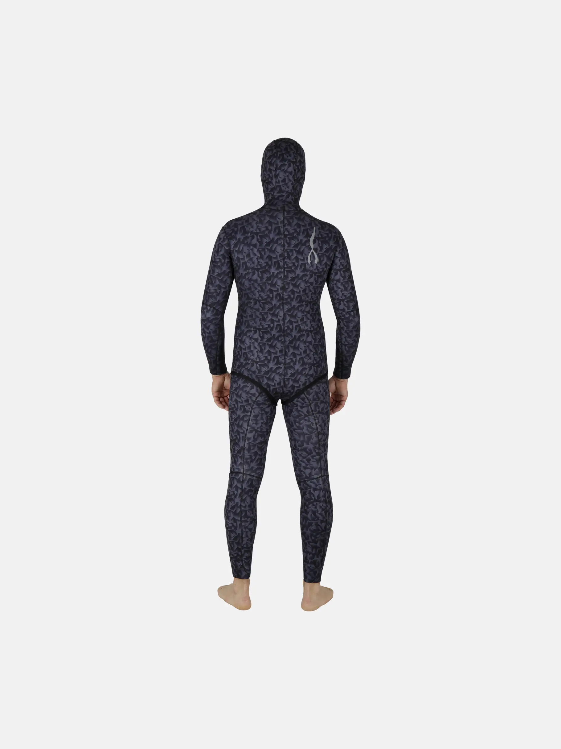 , view full size image of Front view of Product detail - Polygon Black 50 - Pants