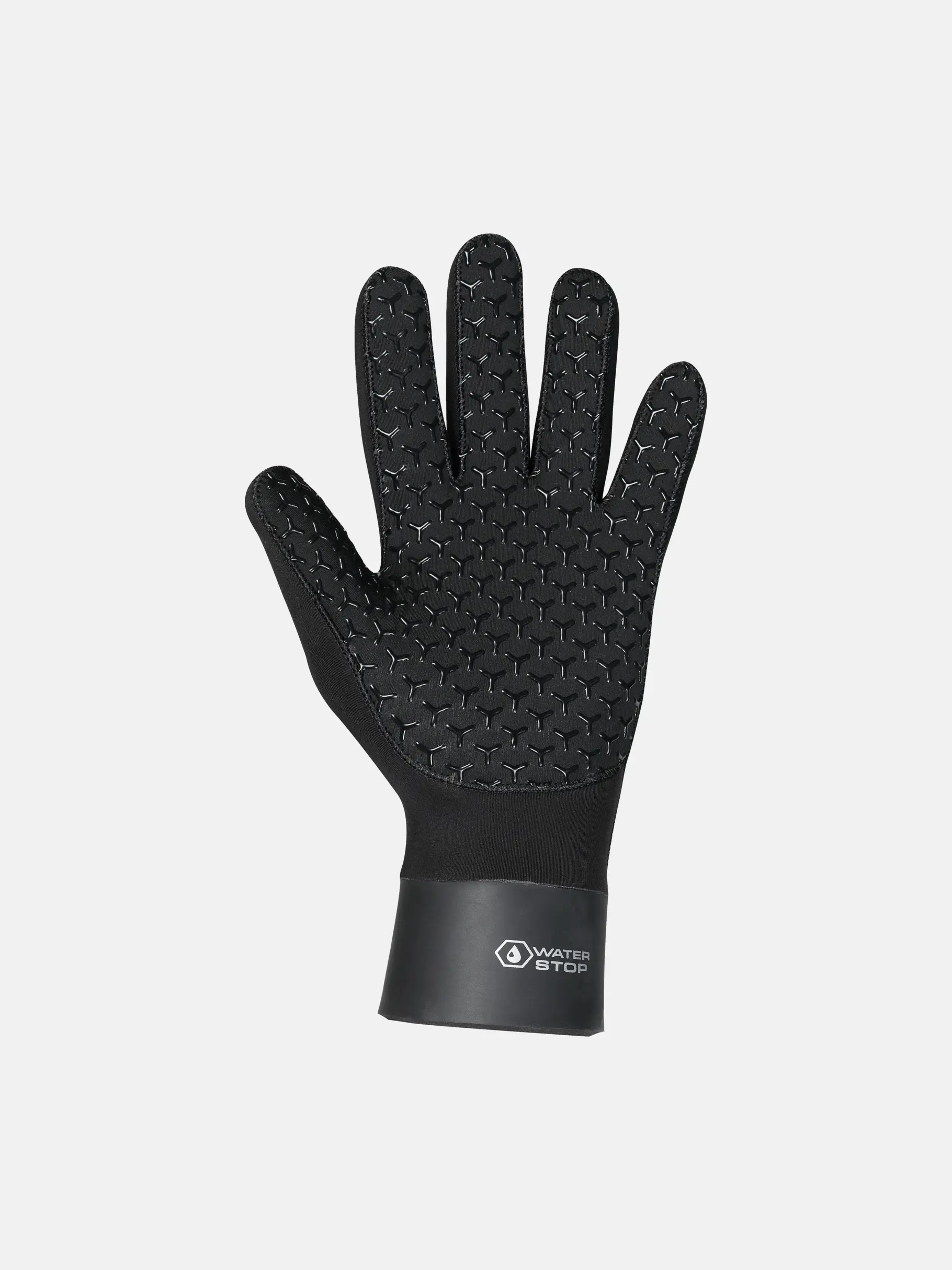 , view full size image of Front view of Product detail - Gloves Black 25/45/55