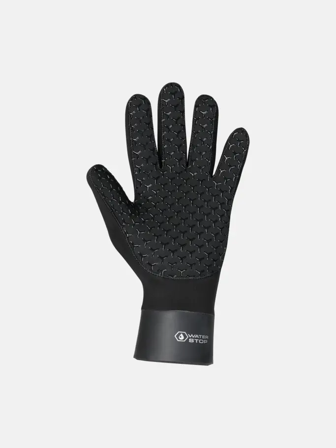 , view full size image of Front view of Product detail - Gloves Black 25/45/55