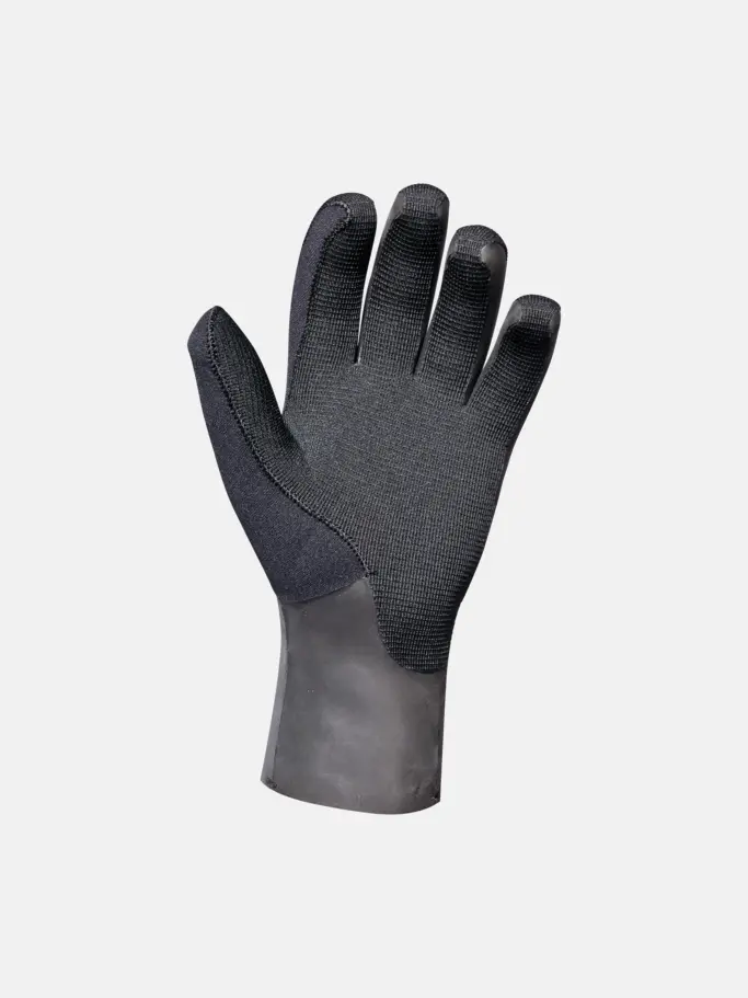 , view full size image of Front view of Product detail - Gloves Smooth Skin black