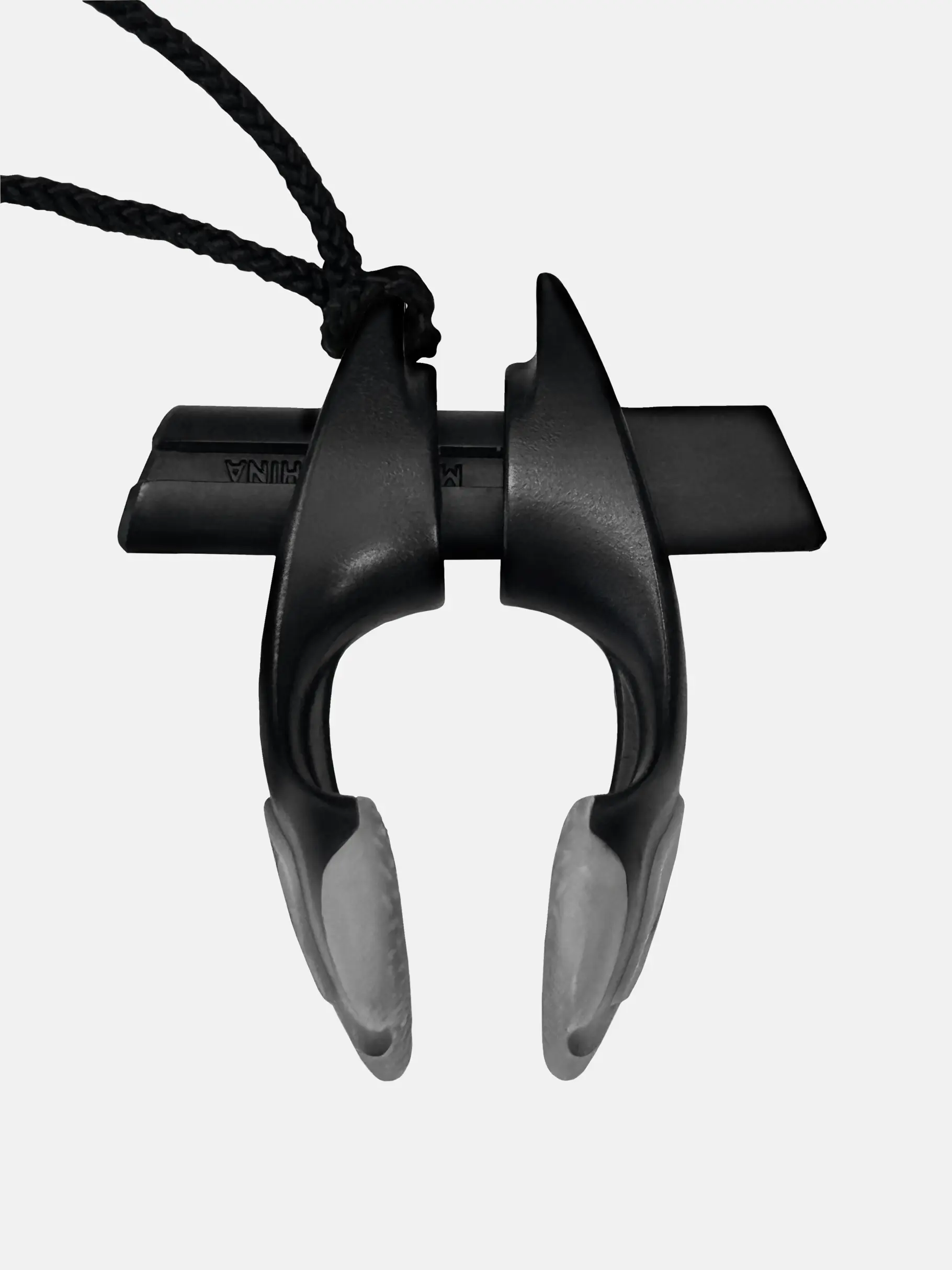 Out of Stock, view full size image of Front view of Product detail - Nose Clip - Black
