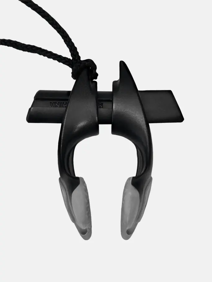 , view full size image of Front view of Product detail - Nose Clip - Black