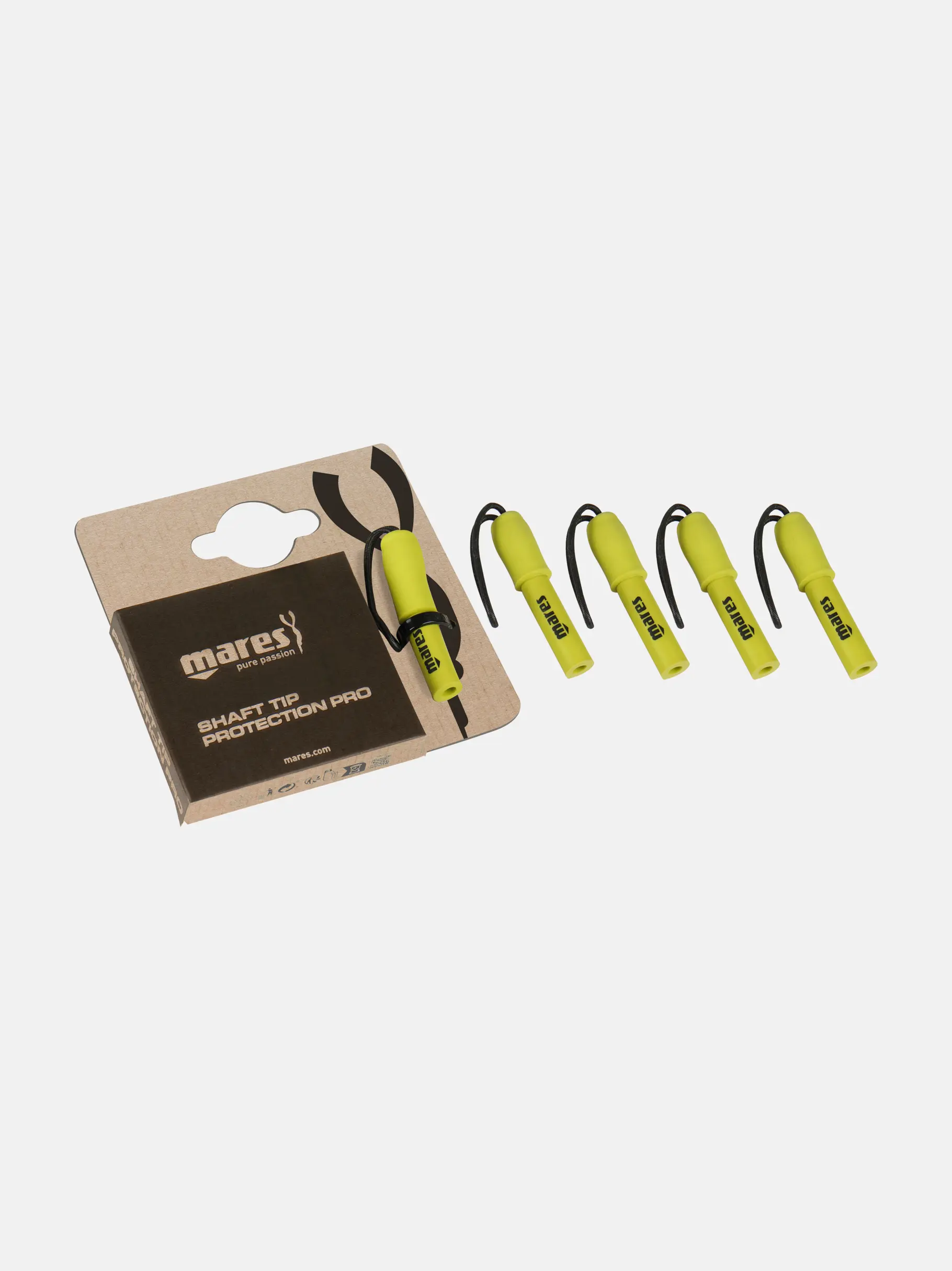 New, view full size image of Front view of Product detail - Shaft Tip Protection Pro yellow fluo