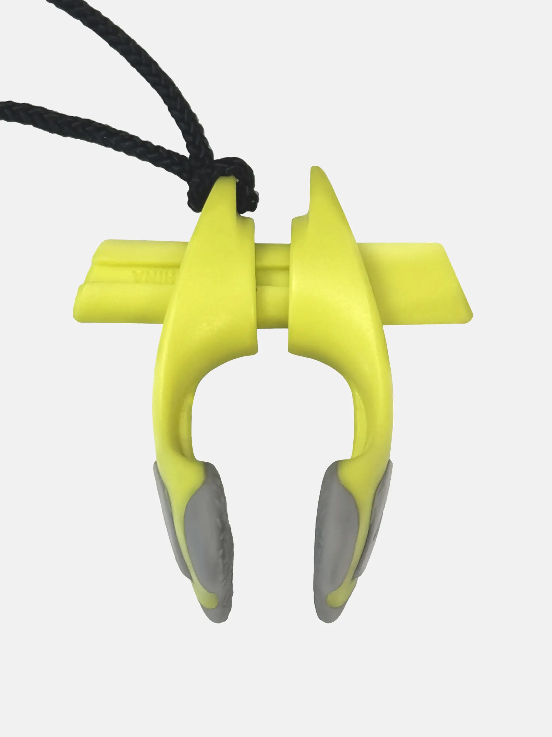 , view full size image of Front view of Product detail - Nose Clip - Yellow yellow