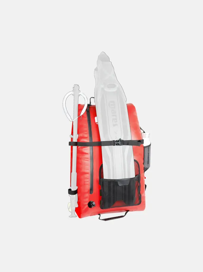 , view full size image of Front view of Product detail - Hydro Backpack Buoy red