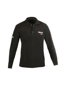 Display front view 1 of Product detail - Long Sleeved Polo Shirt - Man