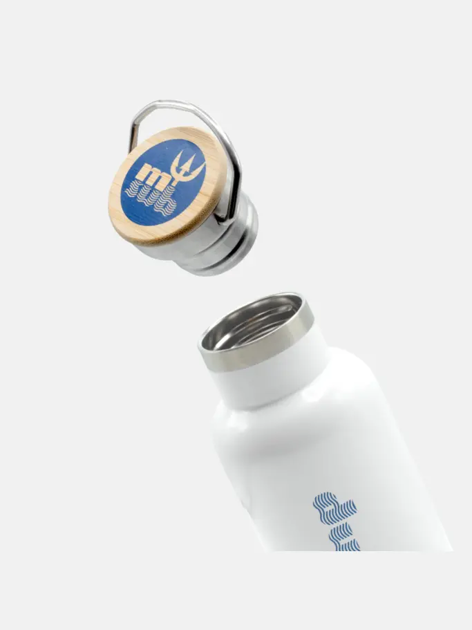 Sale, voir image en taille réelle de la vue frontale de Product detail - Water Bottle Mares Sub white