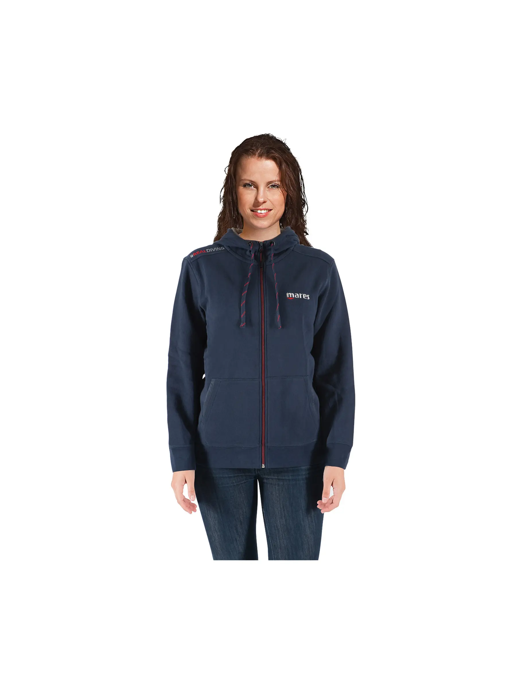 Sale, Ansicht Großes Bild der Vorderseite Product detail - Hooded Sweater navy
