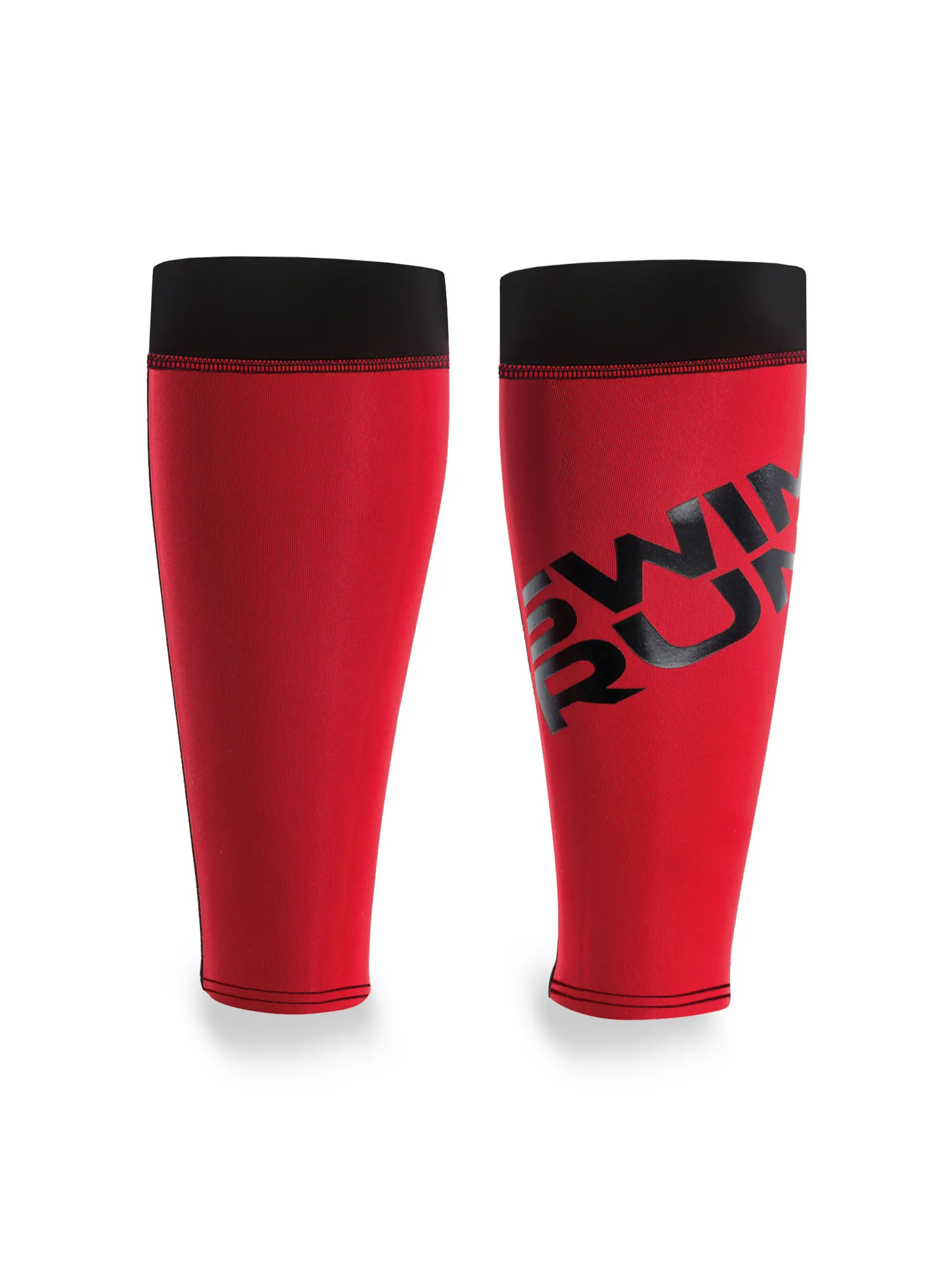 Sale,Clearance, view full size image of Front view of Product detail - B2 LITE CALVES Shins black/red