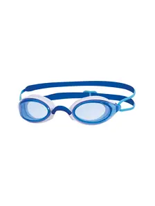 Display front view 1 of Product detail - Fusion Air Swimming Goggles Blue/White - Tinted Blue Lens