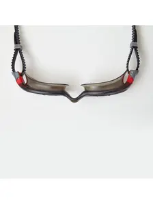 Display front view 3 of Product detail - Phantom 2.0 Swimming Goggles Black/Red - Tinted Smoke Lens
