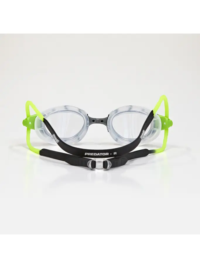, Ansicht Großes Bild der Vorderseite Product detail - Predator Goggles Clear Lens Black/Green - Clear Lens