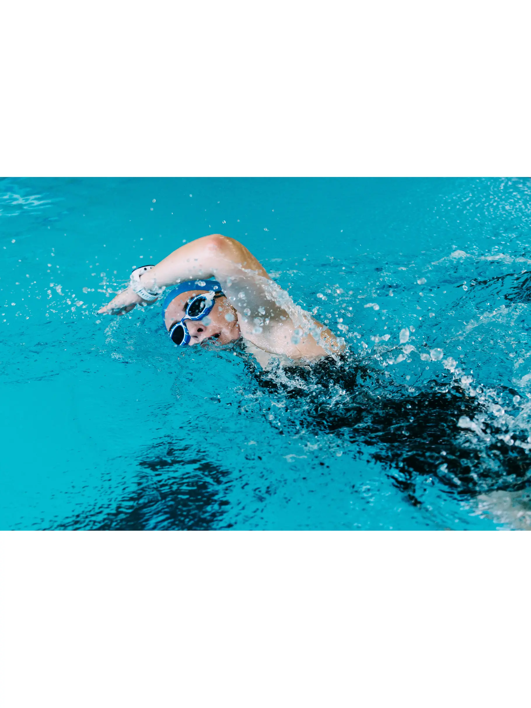 , Ver imagen de tamaño completo de Vista frontal de Product detail - Predator Swimming Goggles BLWHTSM