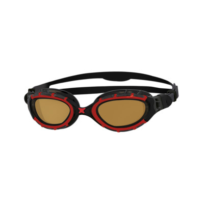 Product detail - Predator Flex Polarized Ultra Goggles Red/Black - Polarized Copper Lens