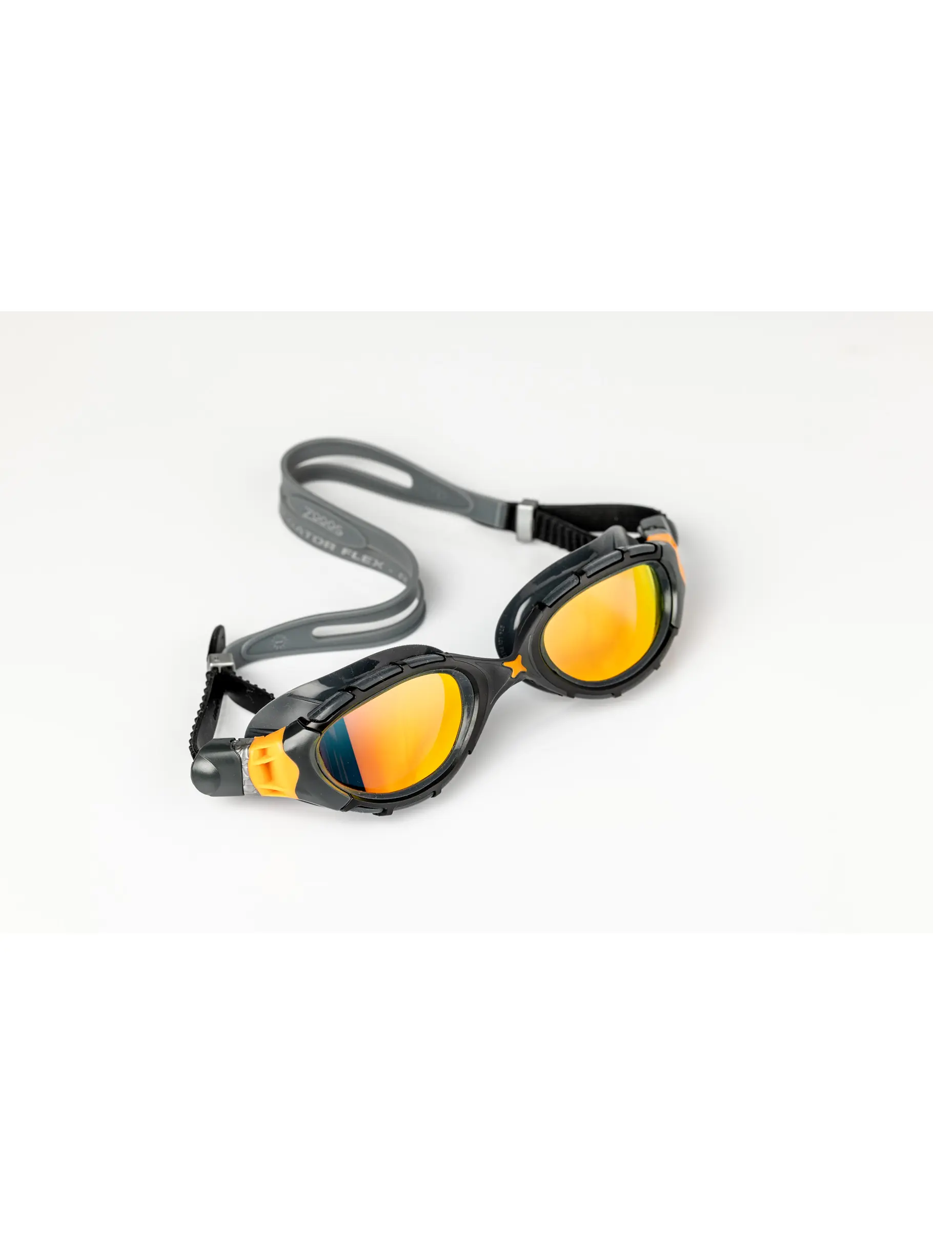 , view full size image of Front view of Product detail - Predator Flex Swimming Goggles - Titanium Lens GYBKMOR