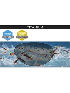 Display front view 3 of Product detail - Predator Swimming Goggles - Titanium Lens GYBKMOR