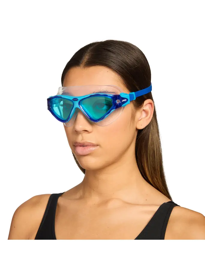 Out of Stock, view full size image of Front view of Product detail - Tri-Vision Swimming Mask BLLBTBL