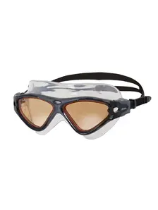 Display front view 1 of Product detail - Tri-Vision Swimming Mask Grey/Black - Tinted Copper Lens