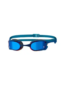 Display front view 1 of Product detail - Raptor Mirror Swimming Goggles Blue/Grey - Mirror Dark Blue Lens