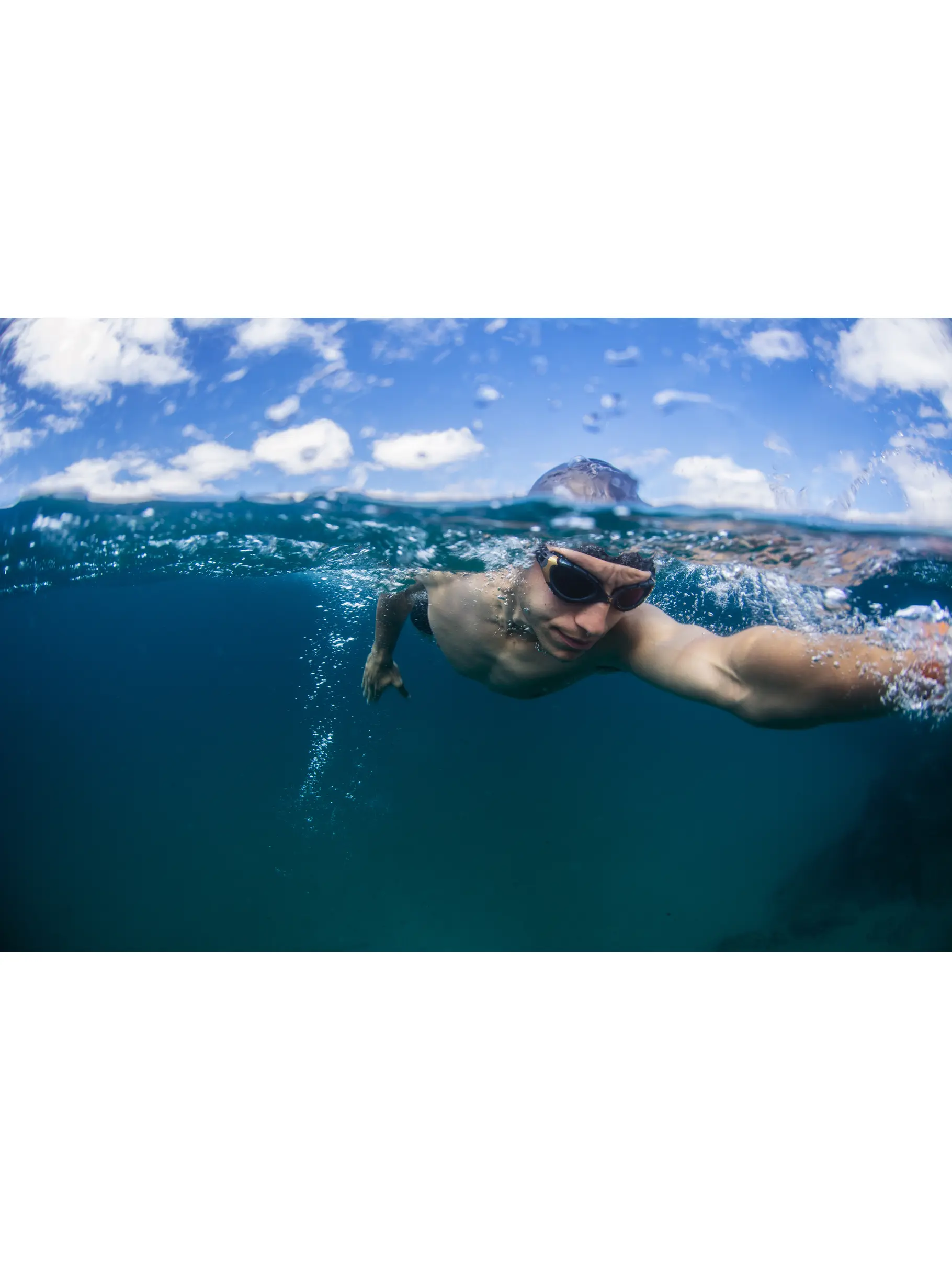 , Ver imagen de tamaño completo de Vista frontal de Product detail - Predator Flex Swimming Goggles - Titanium Reactor Lens BKGORTI