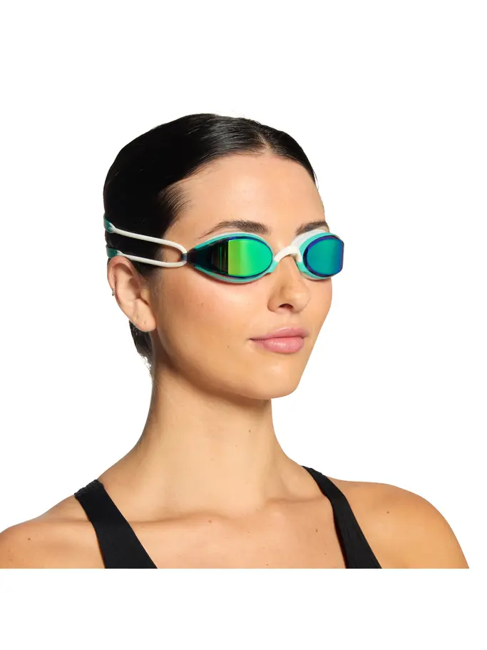 New, view full size image of Front view of Product detail - Fusion Air Swimming Goggles - Titanium Lens TQWHMGN